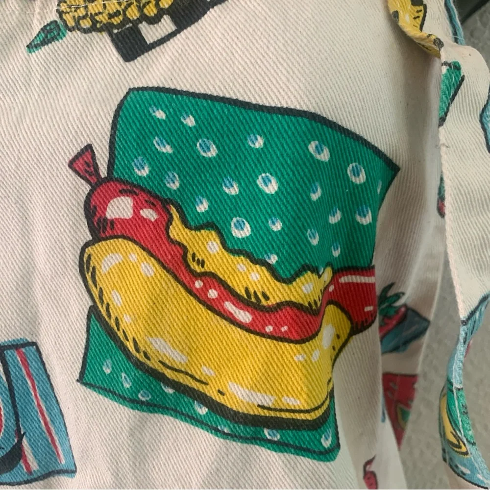 Vintage Grilla Gear Apron Outdoor BBQ Pattern Thick Cotton Fully Adjustable s-xl